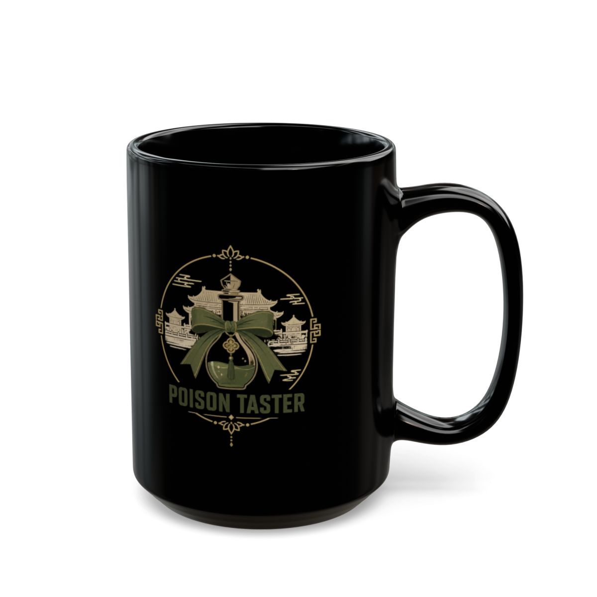The Apothecary Diaries "Poison Taster" Black Mug - alternate angle 5, merchandise