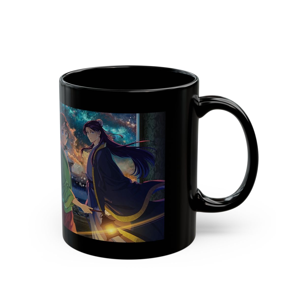 The Apothecary Diaries Sunset Black Mug - Official Mugs & Drinkware merchandise