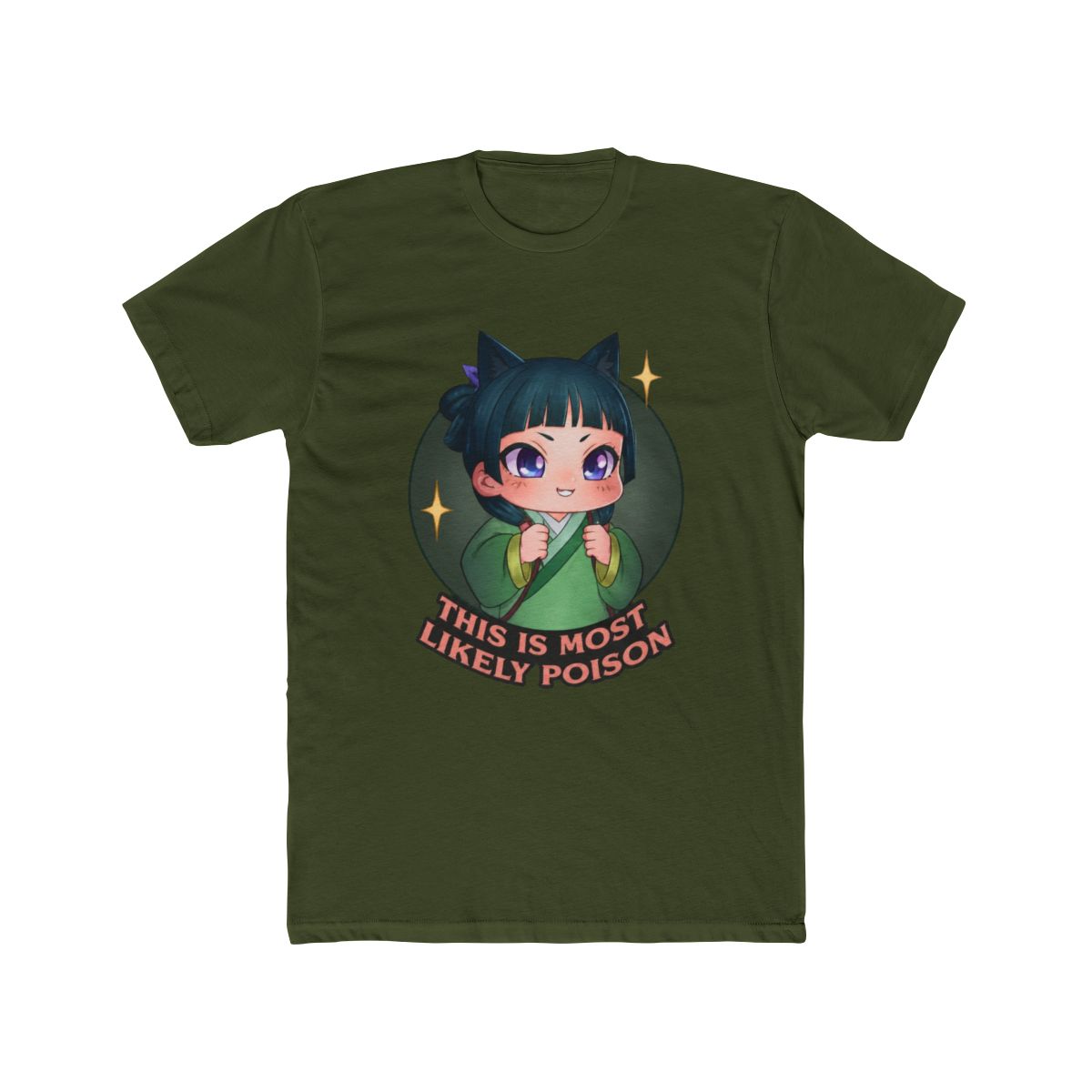 Scribble Likely Poison Apothecary Quote T Shirt | The Apothecary Diaries - alternate angle 5, merchandise