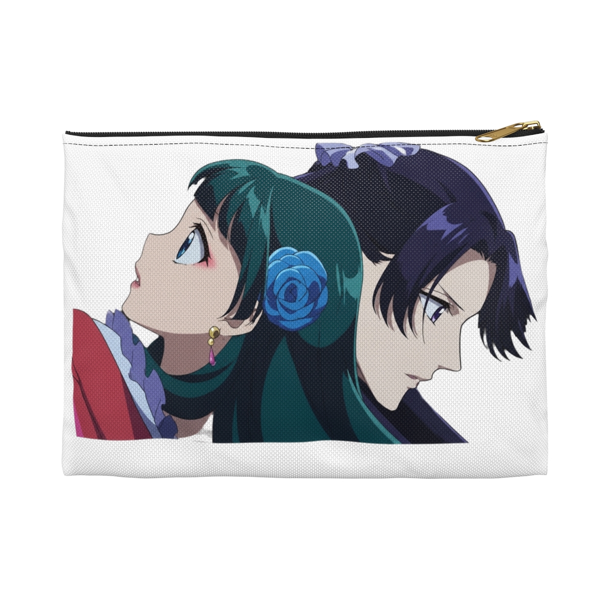 Buckle-Down The Apothecary Diaries Wallet, Zip Pouch, The Apothecary Diaries Maomao and Jinshi Split Pose, Canvas - alternate angle 3, merchandise